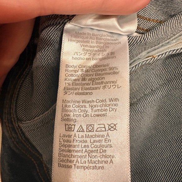 J.Crew Blue Denim Jacket Small Stretch Classic Trucker Jean Jacket - Picture 3 of 15